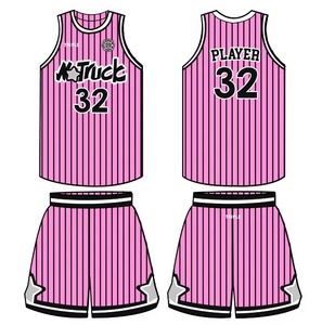 OEM High Quality Unisex Basketball Jersey Uniforms Set Digital Printed Sportswear in Plus Size Polyester Wholesale - Product Image 3