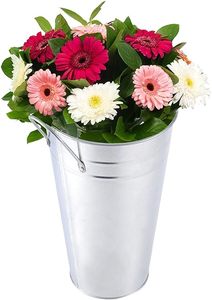 Décoration de fête de mariages nouveauté vases à fleurs en métal plaqué cuivre finition polie brillante vase à fleurs en aluminium - Product Image 2