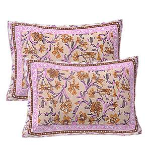 Fuchsia Pink Floral <b>King</b> <b>Size</b> Flat <b>Sheet</b> Set with 2 Pillow Covers (ADB1462) - Product Image 3