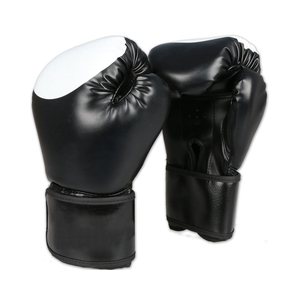 Guantes de boxeo de cuero auténtico y cuero de PU de grano completo para entrenamiento y entrenamiento-Precio al por mayor a granel-Servicio de diseño y logotipo personalizado - Product Image 5