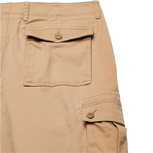 Pantalon utilitaire tactique de haute qualité pour hommes coupe ample Cargo multi-poches pantalon d'extérieur tissu de toile droite-pour le printemps automne - Product Image 4