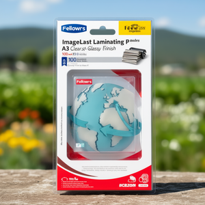 Pochettes de plastification ImageLast Fellowes A3, lot de 100, finition brillante transparente - Product Image 3