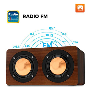 Bluetooth Speaker <b>Radio</b> Vintage Retro Portable Rechargeable - Assorted Colors - Product Image 4