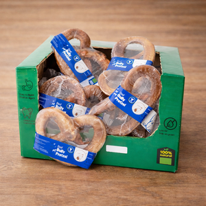 Friandises à mâcher pour chiens en bœuf déshydraté Viril, jouets à mâcher pour animaux de compagnie Bully Pretzel - Product Image 4