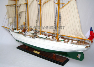 GRAND BATEAU ESMERALDA/MODÈLE DE BATEAU EN BOIS/MODÈLE DE BATEAU ANCIEN ARTISANAT/ - Product Image 2
