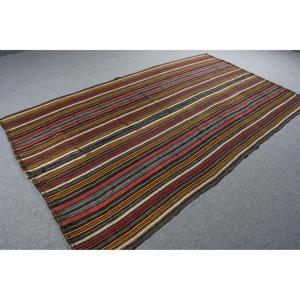 Tapis de 6,3 x 9,6 pieds, tapis turc vintage, tapis oriental en laine noire - Product Image 4
