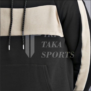 Sweatshirts à capuche pour hommes avec logo personnalisé sweatshirts à motif de style cordes sérigraphie simple sublimée sweatshirts brodés - Product Image 3