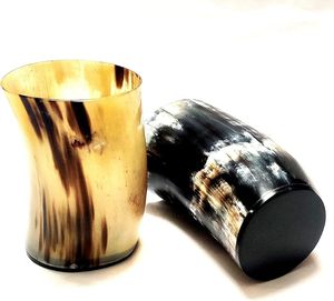 Vaso de Cuerno Natural Premium, Hecho a Mano, Único, Perfecto para el Hogar o Bar, a un Precio Económico, por AALIYAN IMPEX - Product Image 4