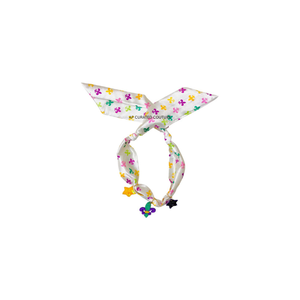 Écharpe de cou brodée et perlée de luxe pour femmes, vente en gros, plusieurs motifs disponibles, look glamour pour les matchs de sport et les saisons de stade - Product Image 3