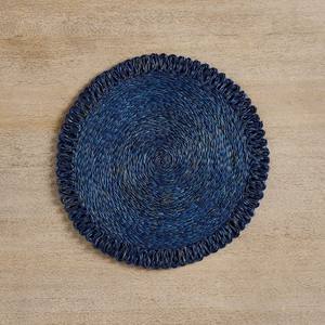 Vente chaude belle napperon rond en jonc de mer pour la salle à manger de fête de mariage, chargeur naturel, napperon écologique du Vietnam - Product Image 4