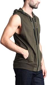 Cotton Spandex High Quality Custom logo Design Print Gym Stringer tank <b>Sleeveless</b> <b>Hoodies</b> - Product Image 6