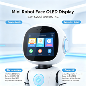 Écran AMOLED SVGA BINTU FACTORY OEM/ODM personnalisé de 2,69 pouces 800*600 OLED Solution 100 0001 à contraste élevé pour IoT intelligent et appareils portables - Product Image 1