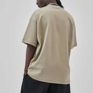 Heavy Weight <b>Black</b> T <b>Shirt</b> Logo Cotton Tshirt Custom Oversized Plain T-<b>shirt</b> for <b>men</b> - Product Image 3