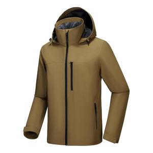 Veste Softshell Personnalisée Broderie de Haute Qualité Imperméable Polaire Hiver Style Décontracté Veste Softshell Respirante - Product Image 2