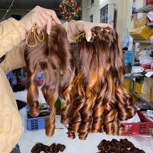 Paquets de cheveux rebondissants à trame de cheveux vietnamiens naturels donneur unique grand stock non mélangé pas enchevêtrement - Product Image 3