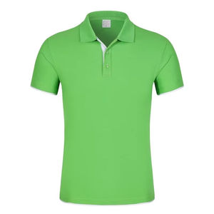 เสื้อโปโลมีซิปครึ่งแขนสั้นแบบลำลองสำหรับผู้ชาย, เสื้อยืดผู้ชายแบบคลาสสิกวัสดุนิ่มยืดหยุ่นสูงพร้อมโลโก้ด้านหน้า - Product Image 6