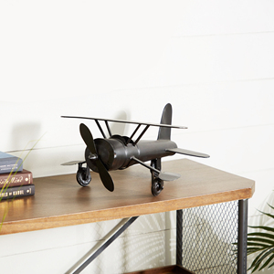 Escultura de mesa de avión con aspecto Vintage para decoración del hogar Escultura abstracta moderna para decoración del hogar - Product Image 6