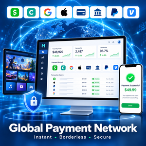 Système de paiement XXPAYUS pour les agents de jeu en ligne Fire Kirin avec API de passerelle de paiement Cash App Chime et fonctions de paiement entrant et sortant - Product Image 1
