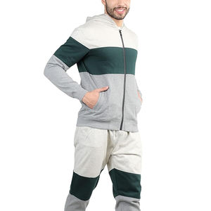 Conjunto de chándal de manga larga con cremallera y estampado informal de alta calidad para hombre, transpirable para invierno, precio bajo de fábrica - Product Image 6