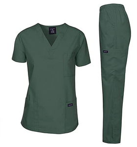 Souper qualité personnalisé femmes gommage vêtements ensembles médical gommage costume uniforme infirmière médicale gommage ensembles unisexe exportation de BD - Product Image 6