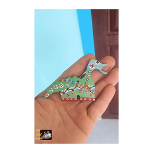 Poisson décoratif en bois: parfait pour les plateaux en bois et les présentoirs de décoration intérieure, idéal pour les cadeaux de Noël - Product Image 4