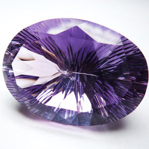 Piedra preciosa semipreciosa de amatista púrpura 100% natural en tamaño calibrado de corte facetado ovalado disponible para fabricación de joyas OEM ODM - Product Image 4