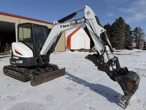 รถขุดขนาดเล็ก Bobcat E35 3.5 ตัน 25 แรงม้า เครื่องยนต์ดีเซล ระบบไฮดรอลิก แบบ Zero Tail Swing สำหรับขาย - Product Image 2