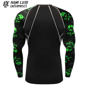 Wholesale High Quality <b>MMA</b> <b>Rash</b> <b>Guard</b> Custom Sublimation Printed Bjj <b>Rash</b> <b>Guard</b> High Quality Fight Training <b>Rash</b> <b>Guard</b> - Product Image 4