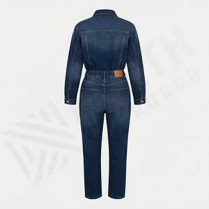 กางเกงยีนส์เดนิมแบบใหม่สำหรับผู้หญิง เอวกลาง ทรงเข้ารูป ออกแบบแบรนด์ส่วนตัว แฟชั่นสตรีทแวร์ - Product Image 2