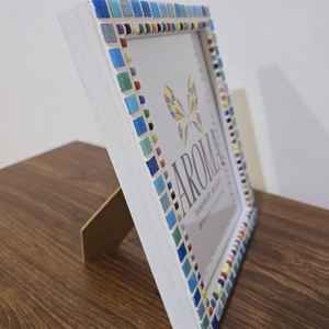 Cadre photo moderne carré en bois MFC écologique et léger pour la décoration de la maison et du mariage - Product Image 4