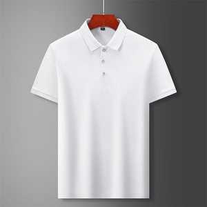 Polo à manches courtes pour hommes, 100% coton, original, avec logo brodé personnalisé, séchage rapide, coupe ajustée, US - Product Image 2
