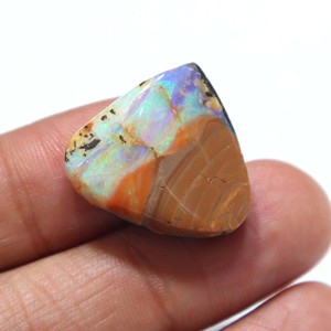 25,00 quilates Natural australiano Boulder Opal Multi Fire Cabochon Gemstone 24X22X7 MM Boulder Opal para la fabricación de joyas Gemstone - Product Image 3