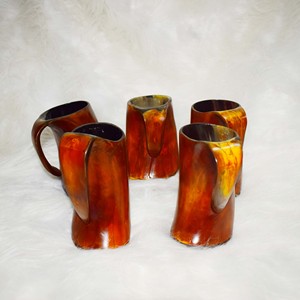 Cuerno Medieval de alta calidad, artesanía Natural tallada duradera para decoraciones históricas para beber, ocasiones especiales, Cosplay vikingo - Product Image 4