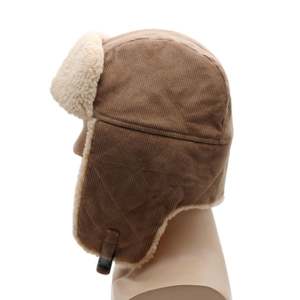 Vente en gros de chapeaux d'hiver chauds et tendance pour l'extérieur, en fausse fourrure, style trapper, chapeau russe Ushanka, chapeau bomber - Product Image 2