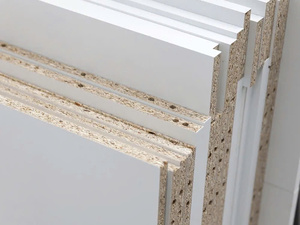 Tablero de partículas laminado Flakeboard para muebles y uso en interiores Tablero de partículas de superficie terminada del fabricante - Product Image 4
