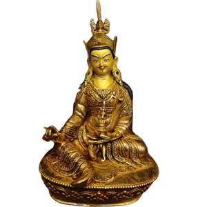 Nueva llegada-Chapado en oro completo-Estatua Padma Sambhav- - Product Image 2