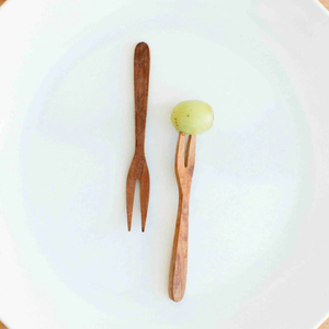 Juego de cubiertos de madera con 5 piezas de calidad superior, tenedor, cucharas, juego de cubiertos para uso en fiestas de boda, cubiertos, suministros de cubiertos - Product Image 4