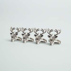 Decorative Metal Reindeer <b>Napkin</b> Ring With Artistic Symbols Excellent Option For Family Gatherings <b>Parties</b> And Holidays - Product Image 5