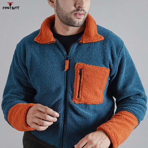 2026 Custom Logo Winter <b>Sherpa</b> Polar Fleece Jacket for <b>Men</b> Warm Outdoor Pullover Winter Jacket For Sale - Product Image 6