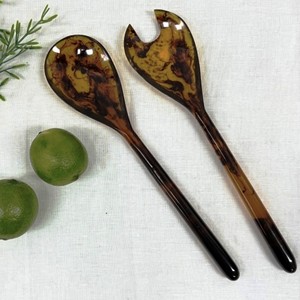 Accesorios de Lujo para el Hogar, Juego de Servidores de Ensalada Recubiertos de Resina, Ecológicos, Aptos para Lavavajillas, Utensilios para Ensalada, Diseño Moderno para Cocina, 11 Piezas - Product Image 6