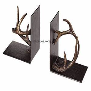 Premium Quality Metal Made Attractive Look Unique Fancy Designer Black And <b>Gold</b> Color Bookends For Home & Hotel <b>Book</b> Shelves - Product Image 4