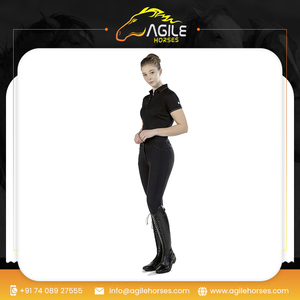 กางเกงขี่ม้าผู้หญิงแบบปรับแต่งได้4ทางกางเกงขี่ม้าพิมพ์ลายซิลิโคน - Product Image 5