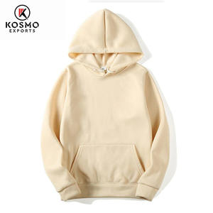 เสื้อกันหนาวสวมหัวลำลองผู้ชายสีทึบมีฮู้ดโอเวอร์ไซส์สำหรับฤดูใบไม้ผลิและฤดูใบไม้ร่วงสามารถปรับแต่งโลโก้ฤดูหนาวได้ - Product Image 2