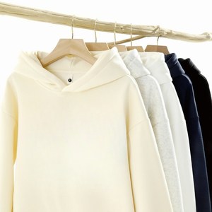 Sweat à capuche boxy pour homme personnalisé, sweat à capuche boxy à fermeture éclair de haute qualité, molleton lourd, sweat à capuche unisexe à double fermeture éclair - Product Image 4