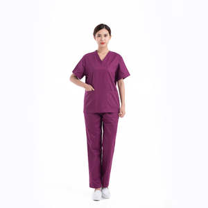 Vente en gros de blouses d'allaitement à imprimé floral personnalisées, uniformes hospitaliers, blouses médicales pour infirmière - Product Image 3