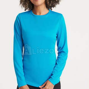 Diseño único Mujeres Camisetas de manga larga Tallas grandes Camisetas de manga larga de secado rápido de las mujeres en el precio al por mayor - Product Image 1