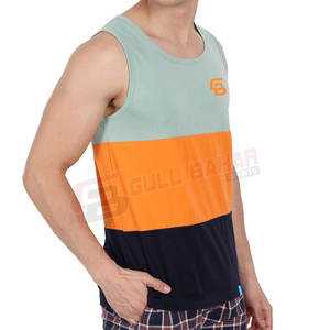 เสื้อกล้ามสำหรับผู้ชายสำหรับฤดูร้อนเนื้อผ้าให้ความรู้สึกเท่ๆและเสื้อกล้ามออกกำลังกายแบบเรียบง่าย - Product Image 3