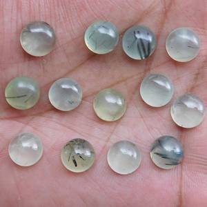 พร้อมส่งอัญมณีพรีไนท์ธรรมชาติคุณภาพระดับพรีเมี่ยมอัญมณีทรงหลวมด้านหลังแบนราบมีหลายขนาดให้เลือก - Product Image 4