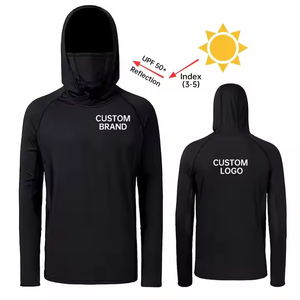 Sudadera con Capucha Personalizada de Alta Calidad para Adultos, Camiseta de Poliéster de Manga Larga de Secado Rápido para Hombre, Estilo de Protección Solar Similar a un Jersey de Pesca - Product Image 2