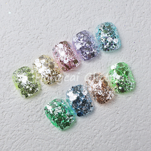 Beautiful Chunky Iridescent and Holographic Pink <strong>Blue</strong> Lavender Hue Translucent Mixed <strong>Glitter</strong> in Various Sizes MOQ 1kg - Product Image 6